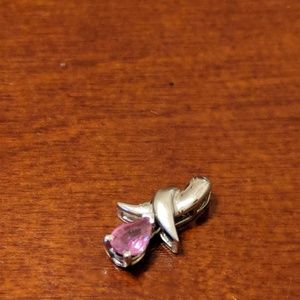 Pink Sapphire pendant.